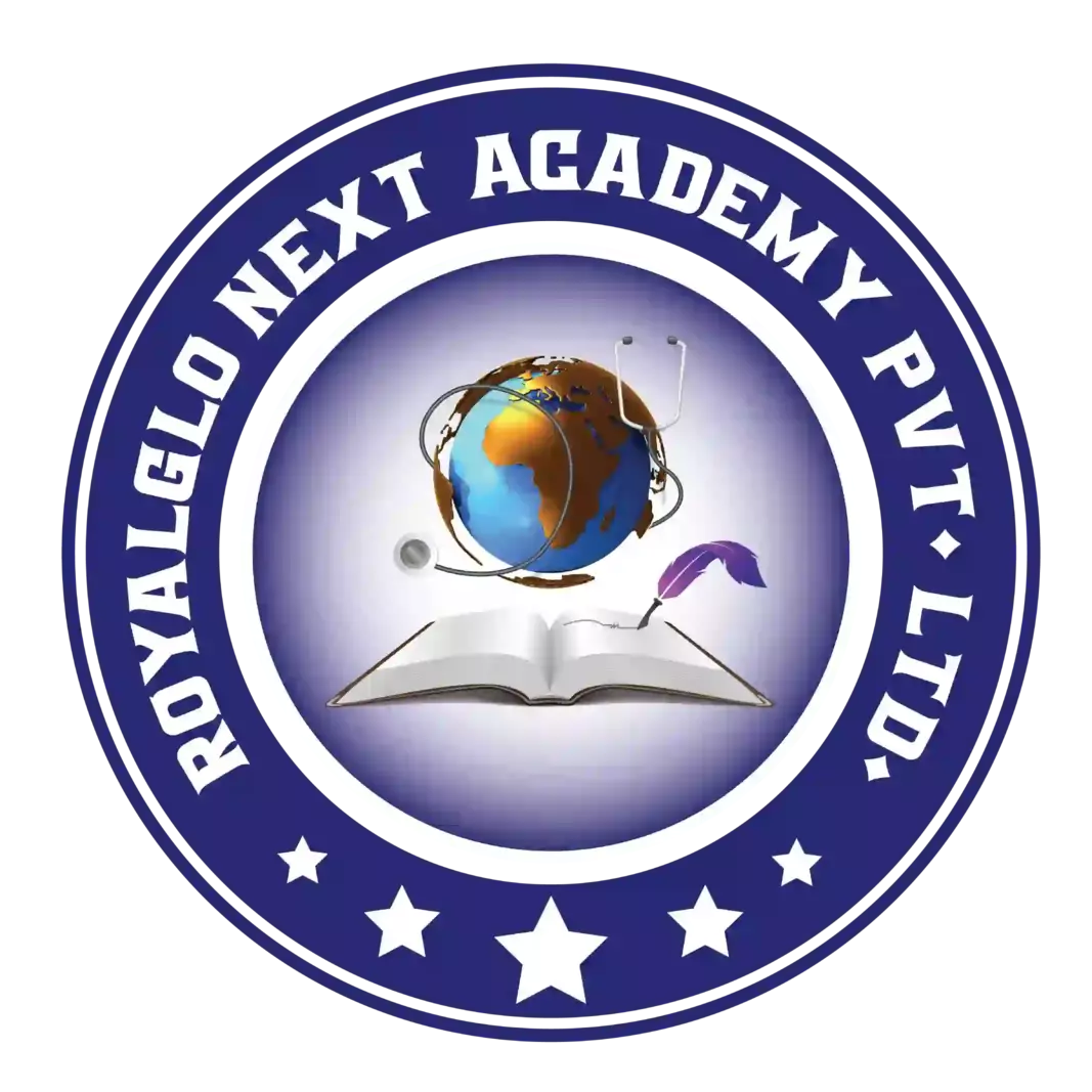 RoyalGlo Next Academy logo